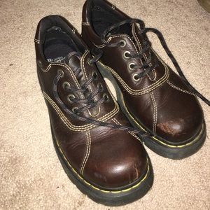 Doc Martens 8A87 ankle boots Brown leather